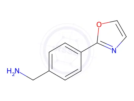 Chemical structure of (4-(Oxazol-2-yl)phenyl)methanamine hydrochloride