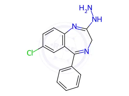 Chemical structure of Diazepam Impurity 28