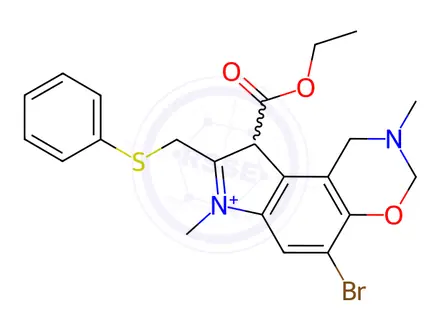 Chemical structure of Abidol Impurity 26