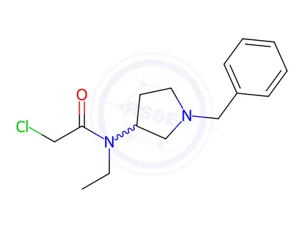 Chemical structure of N-(1-Benzyl-piperidin-4-yl)-2-chloro-N-methyl-acetamide