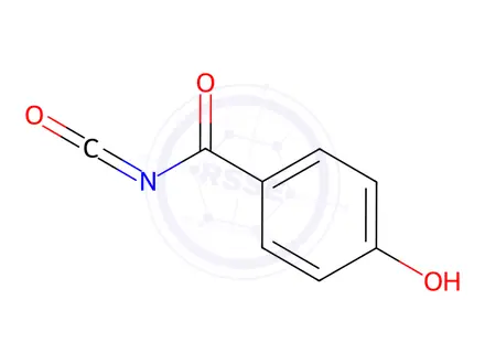Chemical structure of Benzoyl isocyanate, 4-hydroxy-(9CI)