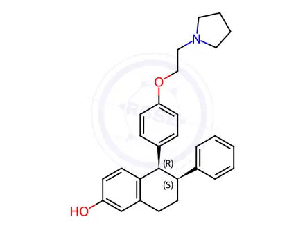 Chemical structure of Lasofoxifene