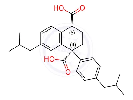 Chemical structure of Ibuprofen Impurity 104