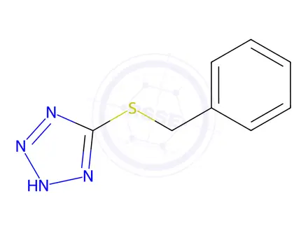 Chemical structure of 5-Benzylthio-1H-tetrazole