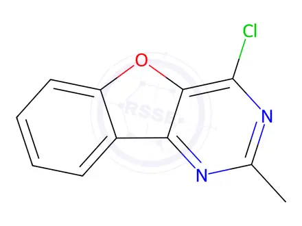 Chemical structure of 4-Chloro-2-methylbenzofuro[3,2-d]pyrimidine