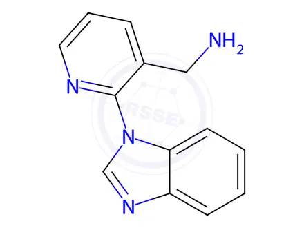 Chemical structure of [2-(1H-1,3-BEnzodiazol-1-yl)pyridin-3-yl]methanamine