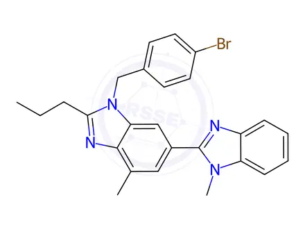 Chemical structure of Telmisartan Impurity 37