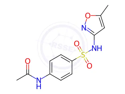 Chemical structure of Sulfamethoxazole Impurity 1