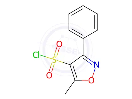 Chemical structure of 5-Methyl-3-phenyl-4-isoxazolesulfonyl Chloride