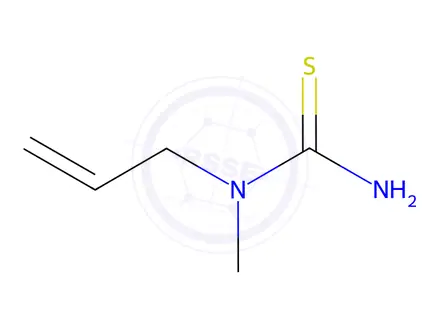 Chemical structure of Thiourea, N-methyl-N-2-propenyl-(9CI)