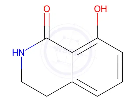 Chemical structure of 8-Hydroxy-3,4-dihydro-2H-isoquinolin-1-one