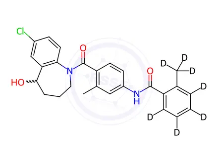 Chemical structure of Tolvaptan-d7