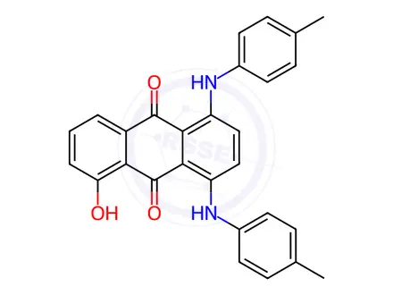 Chemical structure of Sudan Green