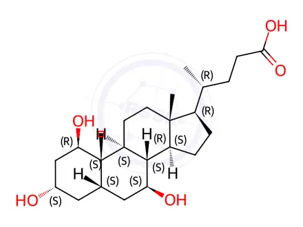 Chemical structure of Allocholic Acid Impurity 32
