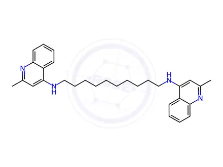 Chemical structure of Dequalinium Impurity 5