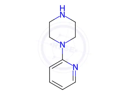 Chemical structure of 1-(pyridin-2-yl)piperazine dihydrochloride