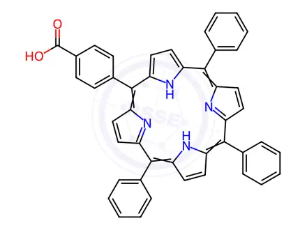 Chemical structure of Porphine Impurity 18