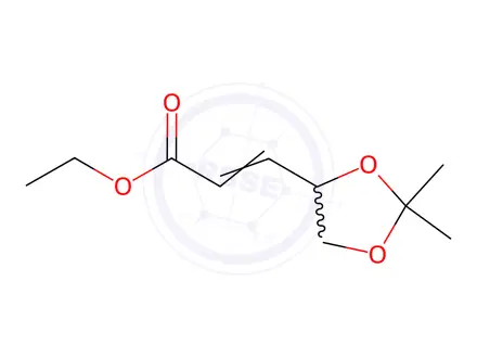 Chemical structure of (S,Z)-Ethyl 3-(2,2-dimethyl-1,3-dioxolan-4-yl)acrylate