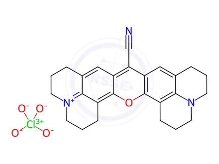 Chemical structure of Rhodamine 800