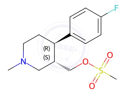 Chemical structure of Paroxetine Hydrochloride Impurity 102