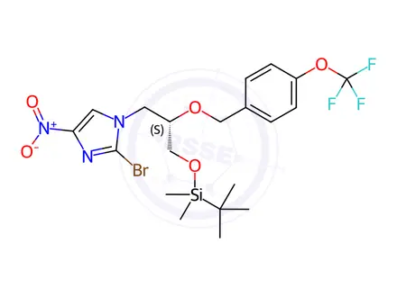 Chemical structure of Pretomanid Impurity 23