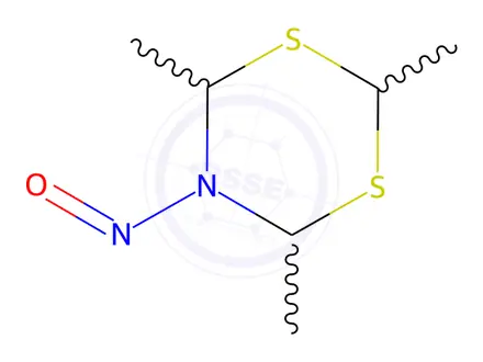 Chemical structure of N-Nitroso Thialdine