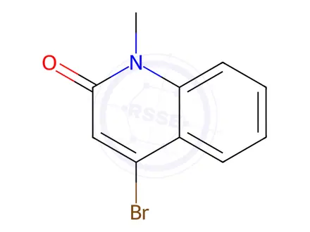 Chemical structure of 4-Bromo-1-Methylquinolin-2-One