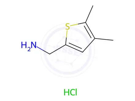 Chemical structure of (4,5-dimethylthiophen-2-yl)methanamine hydrochloride