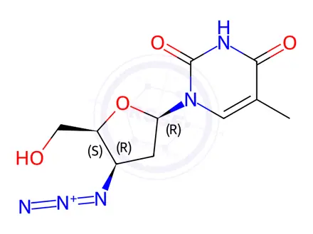 Chemical structure of Zidovudine Impurity 14