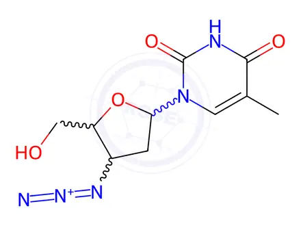 Chemical structure of Zidovudine Impurity 22