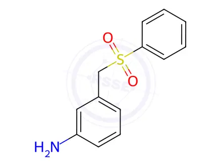 Chemical structure of 3-[(Phenylsulfonyl)methyl]aniline