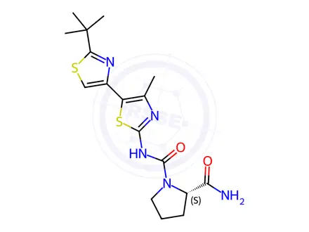 Chemical structure of A66