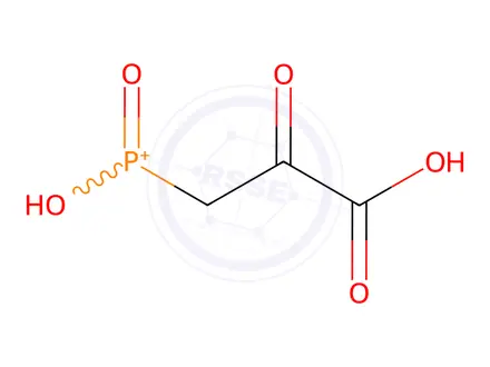 Chemical structure of 3-(hydroxyhydrophosphoryl)-2-oxopropanoic acid
