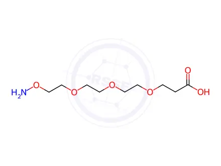 Chemical structure of 3-(2-(2-(2-(Aminooxy)ethoxy)ethoxy)ethoxy)propanoic acid