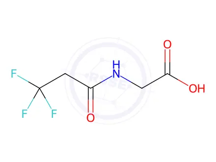 Chemical structure of 2-(3,3,3-Trifluoropropanamido)acetic acid