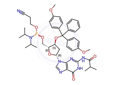 Chemical structure of Phosphoramidites Impurity 128