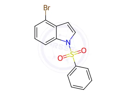 Chemical structure of 4-Bromo-1-(phenylsulfonyl)-1H-indole