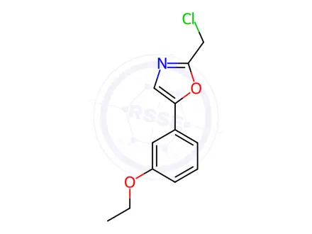 Chemical structure of 2-(Chloromethyl)-5-(3-ethoxyphenyl)oxazole