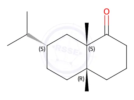 Chemical structure of Valeranone