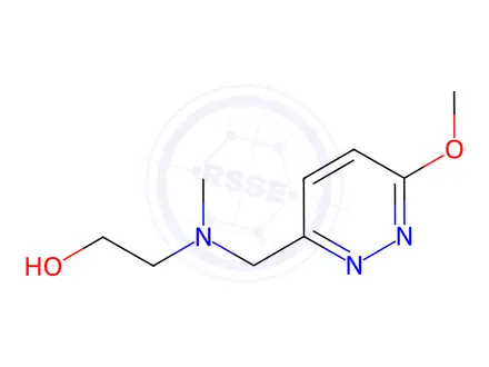 Chemical structure of 2-(((6-Methoxypyridazin-3-yl)methyl)(methyl)amino)ethanol
