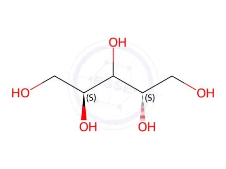 Chemical structure of L-(-)-Arabit