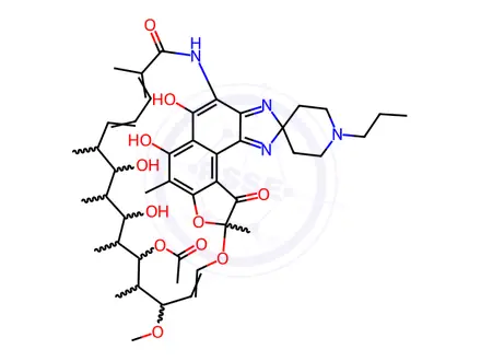 Chemical structure of Rifabutin Impurity 15