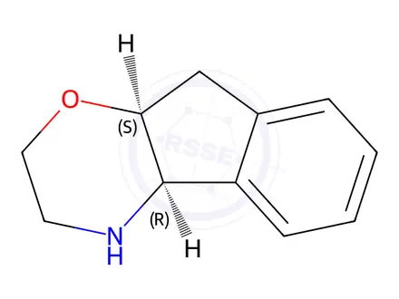 Chemical structure of (4ar,9as)-2,3,4,4a,9,9a-hexahydroindeno[2,1-b][1,4]oxazine
