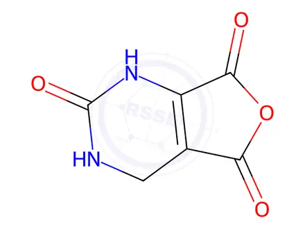 Chemical structure of Furo[3,4-d]pyrimidine-2,5,7(1H)-trione, 3,4-dihydro-(9CI)