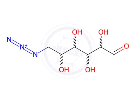 Chemical structure of 6-Azido-6-deoxy-D-mannose