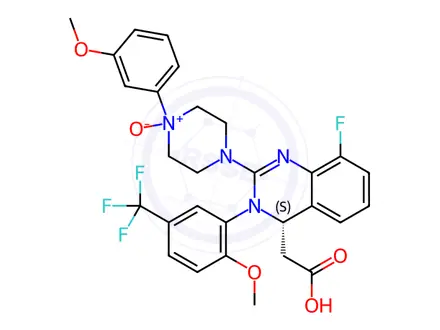 Chemical structure of Letermovir Impurity 17