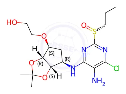 Chemical structure of Ticagrelor Impurity 129