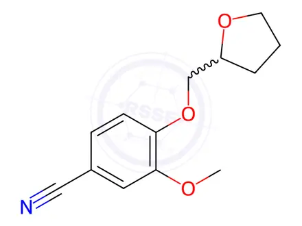 Chemical structure of 3-Methoxy-4-(oxolan-2-ylmethoxy)benzonitrile