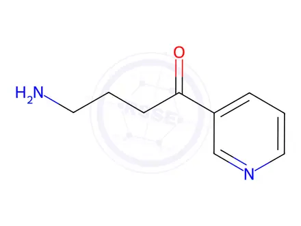 Chemical structure of 4-Amino-1-(pyridin-3-yl)butan-1-one