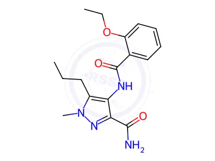 Chemical structure of Sildenafil Impurity 1